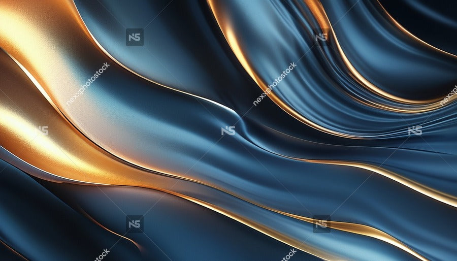 Abstract Blue Swirls — Stock Photo