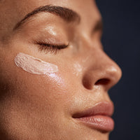 A Woman With Glowing Skin After A Facial Treatment Captured In A Close Up Shot — Stock Photo
