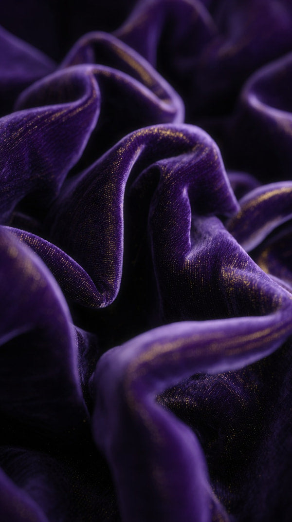 Purple Velvet Fabric With A Close Up Texture View Showcasing Its Soft And Luxurious Appearance — Stock Photo