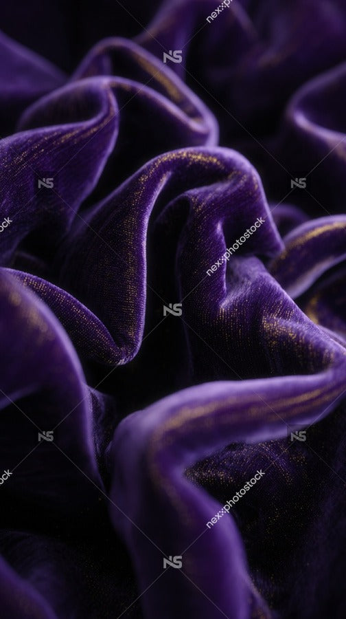 Purple Velvet Fabric With A Close Up Texture View Showcasing Its Soft And Luxurious Appearance — Stock Photo