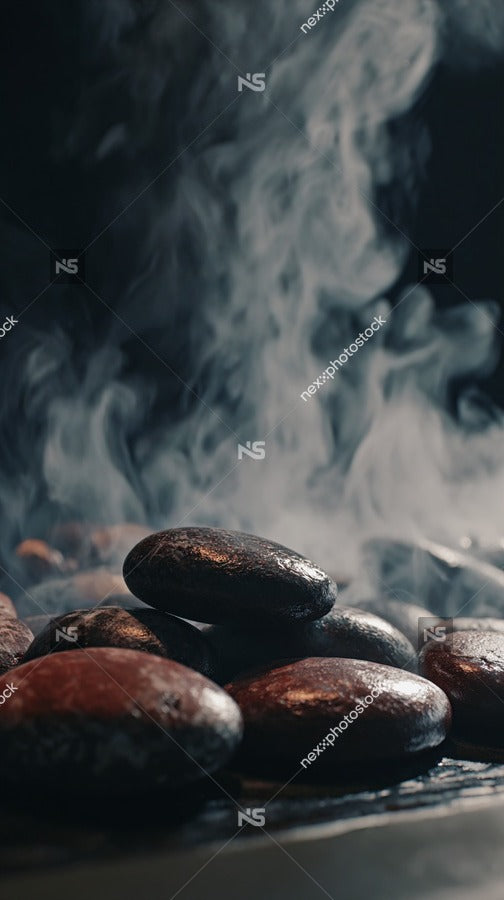 Grilled Food With Smoke Rising — Stock Photo
