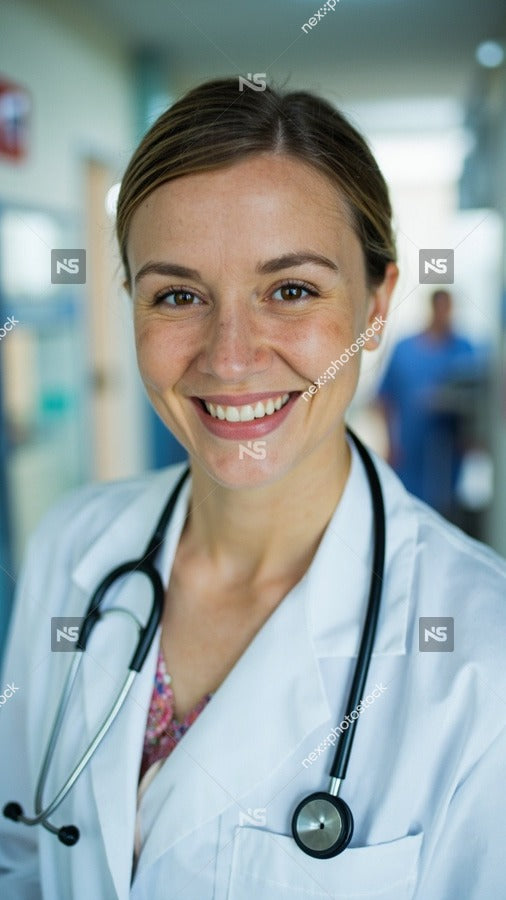 Female Doctor In Hospital — Stock Photo