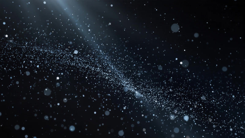 displays a night sky filled with numerous twinkling stars creating a mesmerizing celestial scene - Stock Video