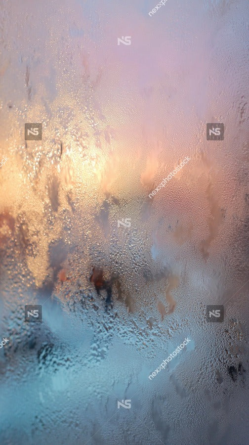 Raindrops On Window Glass — Stock Photo