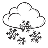 Snowfall In The Sky — Stock Vector