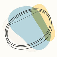 Circular Pattern Composed Of Concentric Circles In Various Colors Including Blue Green Yellow And White Creating A Visually Striking Design — Stock Vector
