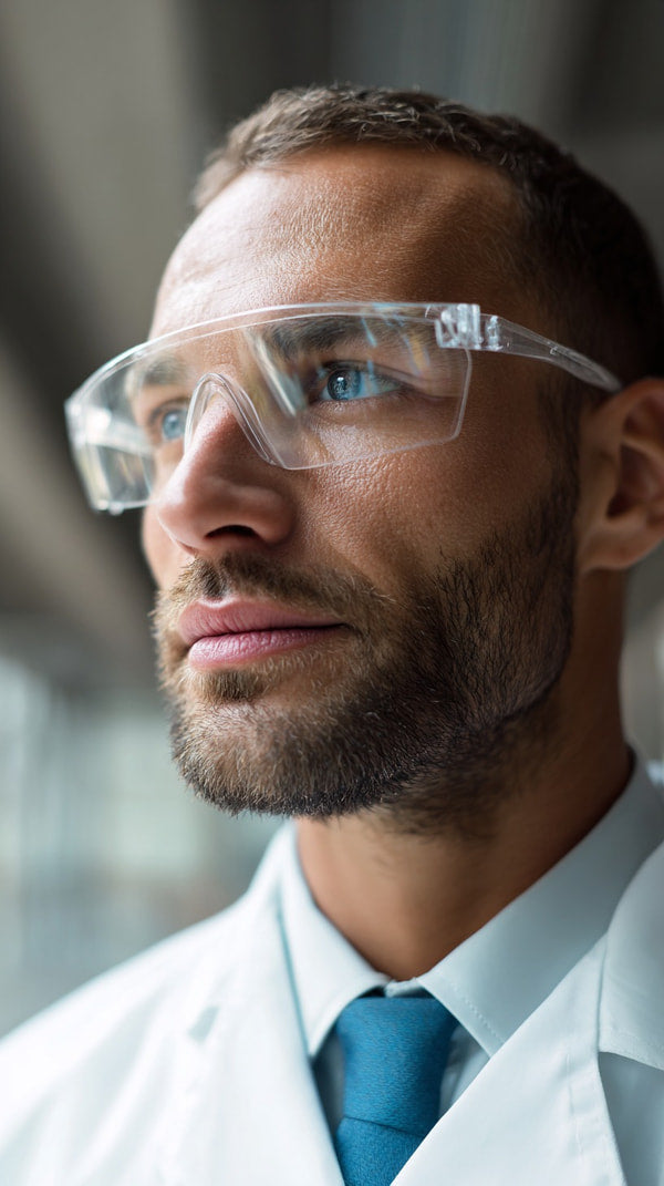 Scientist In Lab Coat — Stock Photo