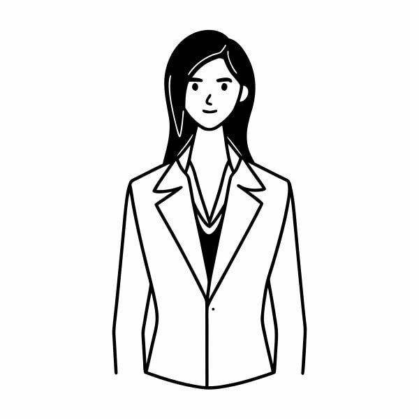 Woman In A Business Suit — Stock Vector