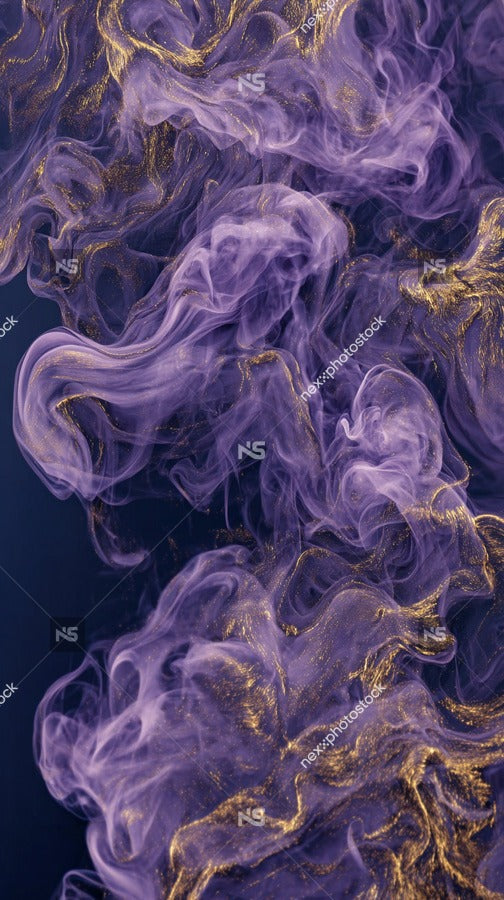 Vivid Purple Smoke Clouds — Stock Photo