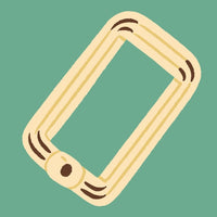 Displays A Simple Stylized Illustration Of A Smartphone Frame With A Camera Cutout In The Center — Stock Vector