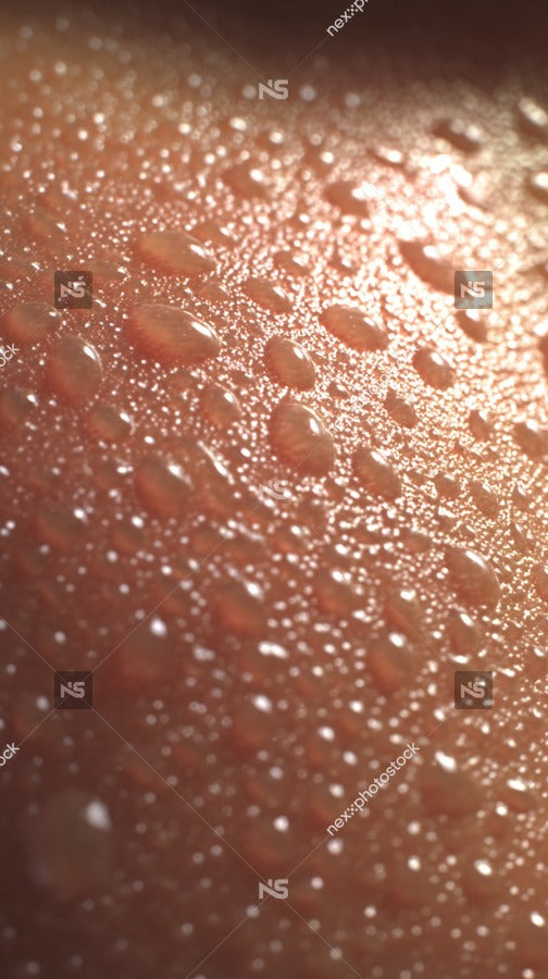 Shows A Close Up View Of A Surface With Droplets Of Water Moisture On It — Stock Photo