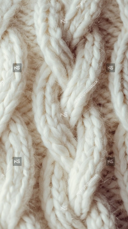 Knitted Textile Pattern With A Close Up View Of The Intricate Stitches And Yarn Texture Showcasing The Craftsmanship And Design Of The Knit — Stock Photo