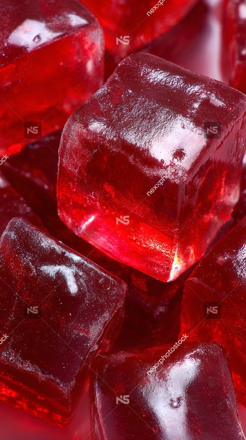 Red Gummy Candies — Stock Photo