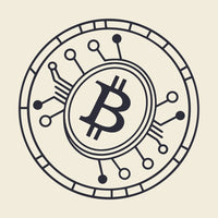 Bitcoin Cryptocurrency Logo — Stock Vector