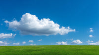 Fluffy Clouds Against Blue Sky — Stock Photo