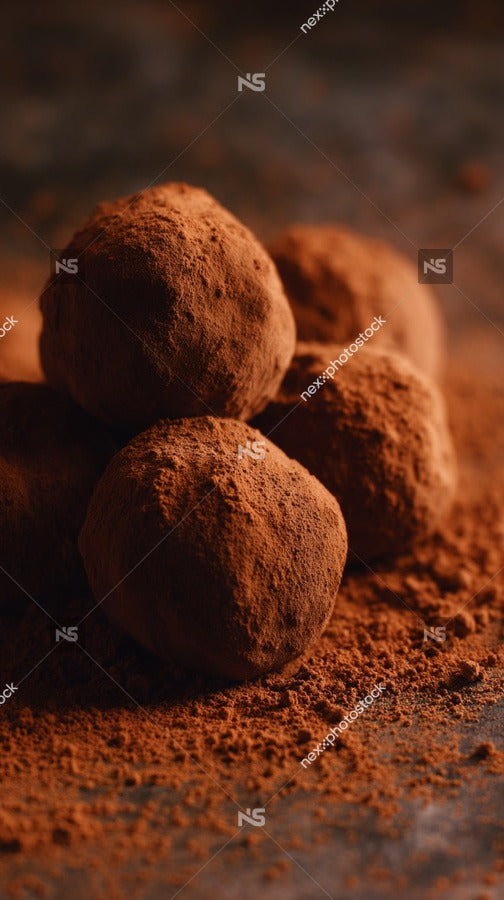 Chocolate Truffles In A Bowl — Stock Photo