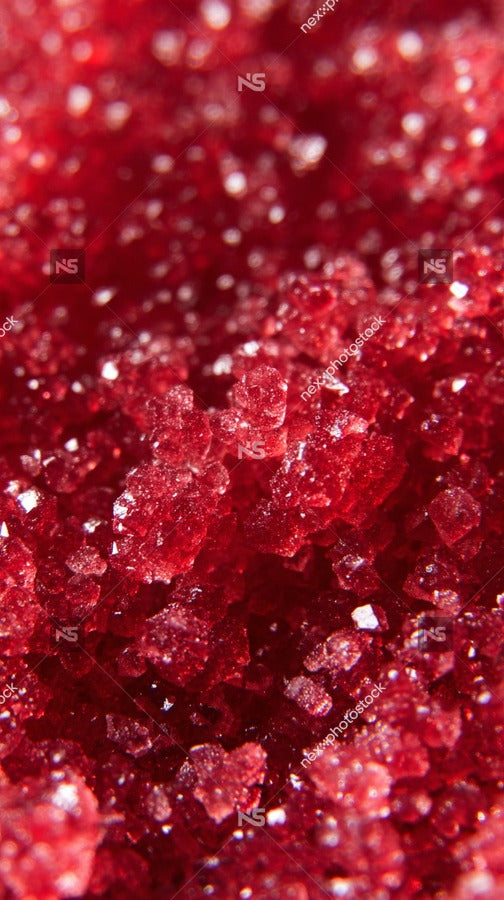 Red Sugar Crystals 2 — Stock Photo