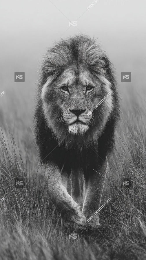 Lion In The Wild 2 — Stock Photo