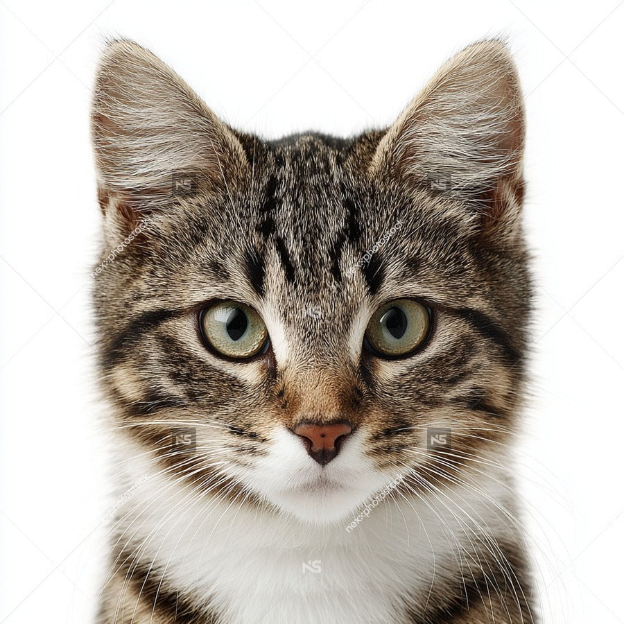 Gray And White Cat — Stock Photo
