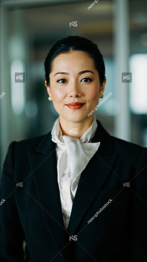 Asian Woman In Business Attire — Stock Photo