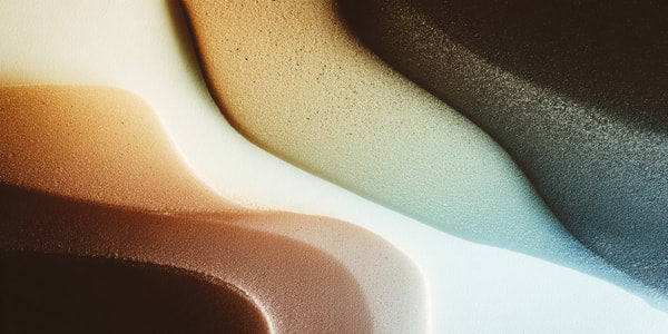 Abstract Color Palette With A Gradient Of Colors From Light To Dark Displayed In A Patterned Arrangement — Stock Photo