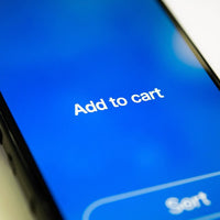 A Smartphone An Add To Cart Button In A Shopping App Interface — Stock Photo