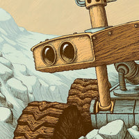 Robotic Exploration On Mars — Stock Illustration