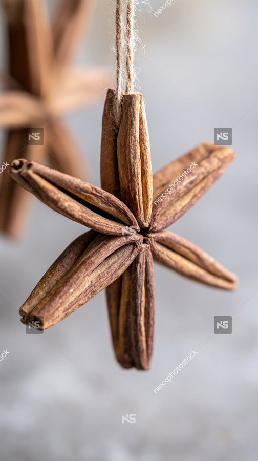 Cinnamon Star Anise Ornament — Stock Photo