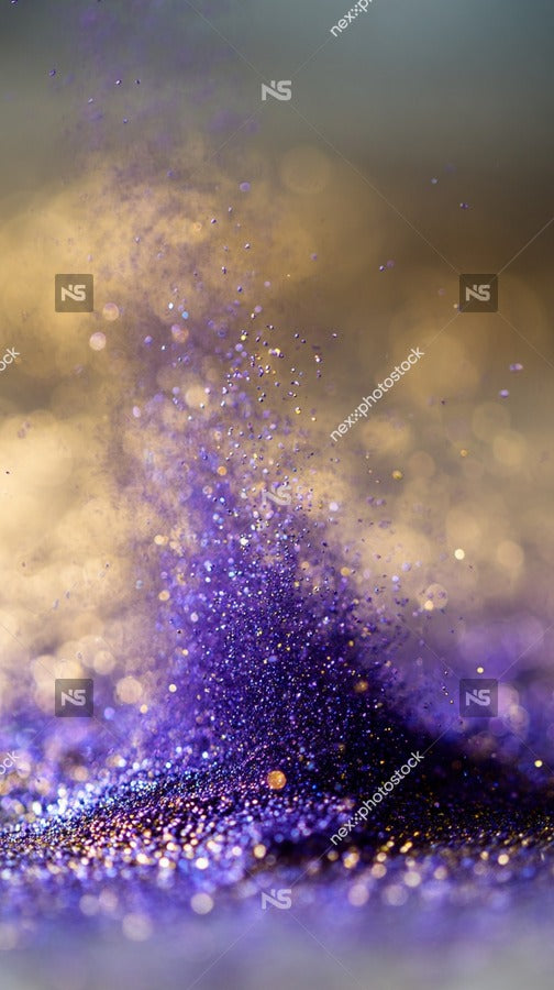 Purple Confetti Explosion — Stock Photo