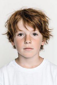 A Young Boy With Red Hair — Stock Photo