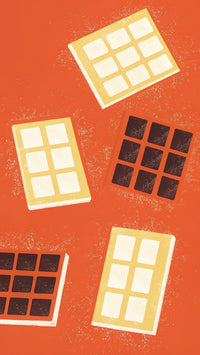 Vintage Advertisement An Assortment Of Baking Supplies Including Trays And Pans Displayed On A Red Background With A White Border — Stock Illustration