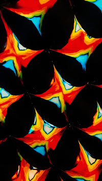 Showcases A Pattern Composed Of Numerous Colorful Dots Creating An Abstract And Visually Striking Design — Stock Photo