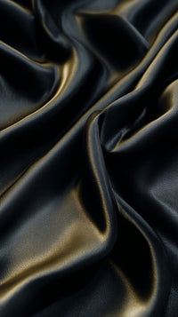 Black Silk Fabric With Ripples — Stock Photo
