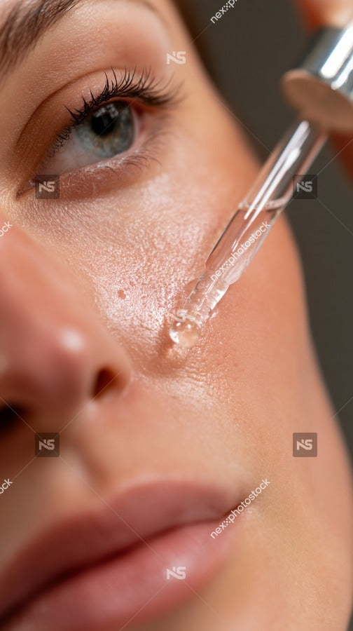 A Close Up Photograph Of A Person S Face With A Focus On Their Eye Area — Stock Photo