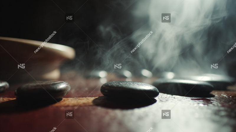 Steam Rising From Coffee Beans — Stock Photo