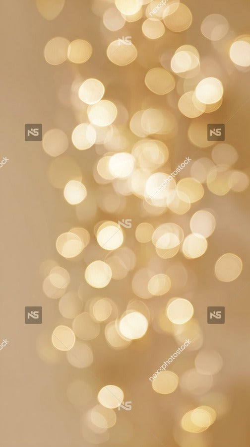 Golden Sparkles In A Close Up Shot Creating A Bokeh Effect With A Blurred Background — Stock Photo