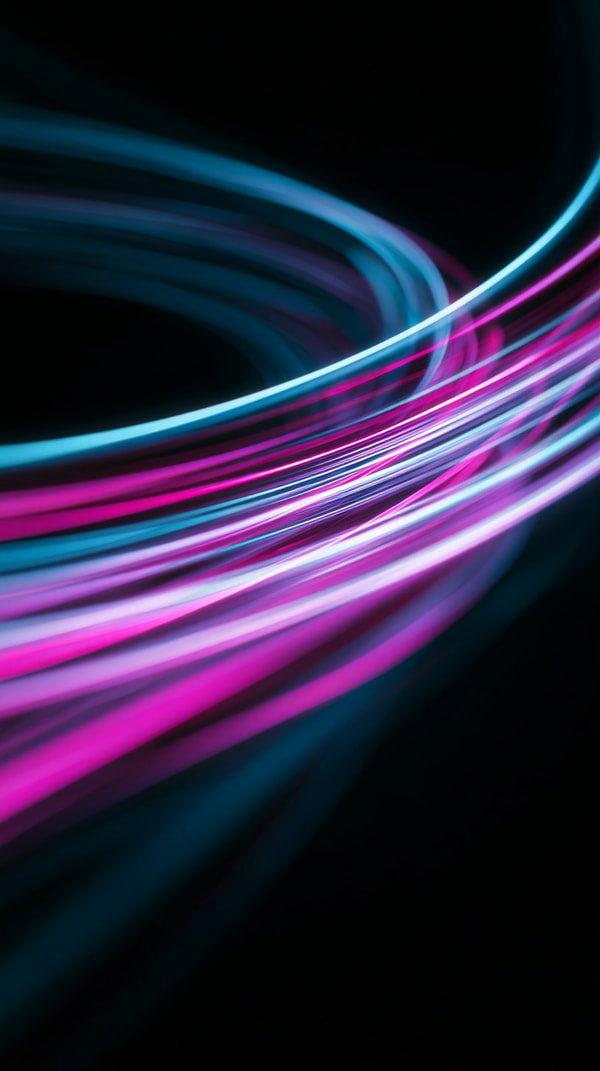 Colorful Light Effects With A Blurred Background And Neon Pink Blue And Purple Hues — Stock Photo