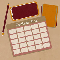 Content Planning Calendar — Stock Illustration