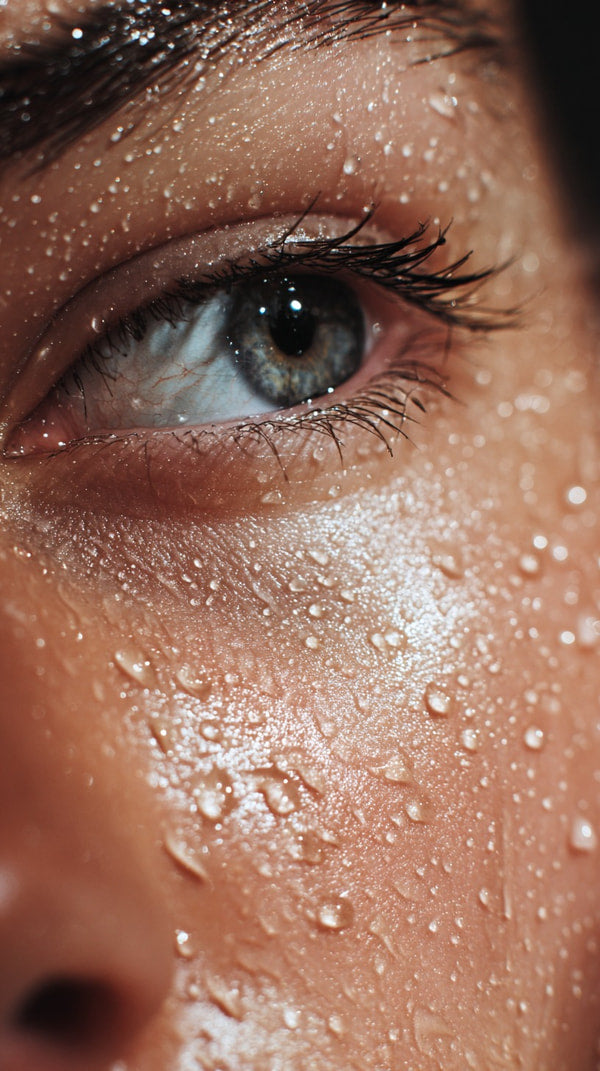 A Close Up Portrait Of A Person With Their Face Filling Most Of The Frame — Stock Photo