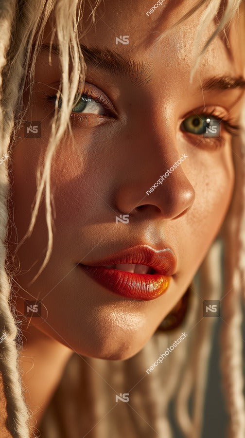 A Portrait Of A Person With A Neutral Expression Looking Directly At The Camera — Stock Photo