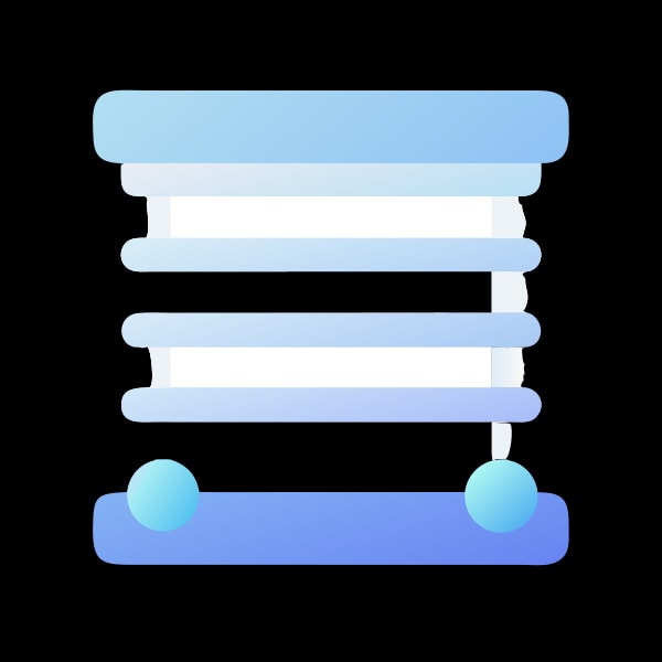 A Digital Illustration Of A Three Tiered Bookcase With Blue Spheres Placed On Each Shelf Against A Black Background — Stock Vector