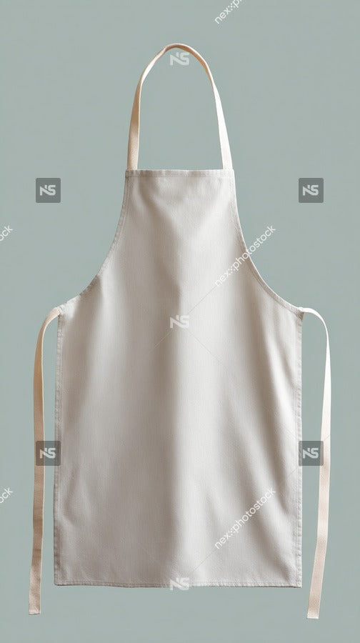 A White Apron With A Striped Pattern — Stock Photo