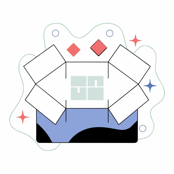 3d Rendering Of A Stylized Castle Like Structure With A Blue Background And Colorful Decorations — Stock Vector
