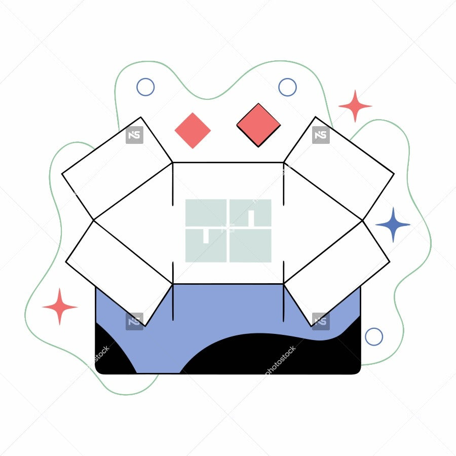 3d Rendering Of A Stylized Castle Like Structure With A Blue Background And Colorful Decorations — Stock Vector