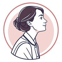 Depicts A Woman In A Side Profile View Captured In A Portrait Style Illustration — Stock Vector