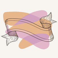 Abstract Colorful Design A Curved Line — Stock Vector