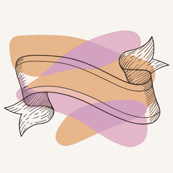 Abstract Colorful Design A Curved Line — Stock Vector