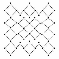 Black And White Diamond Pattern — Stock Vector