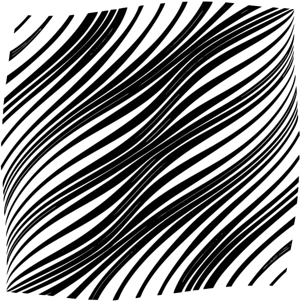 Black And White Zebra Stripes Pattern (2) — Stock Vector