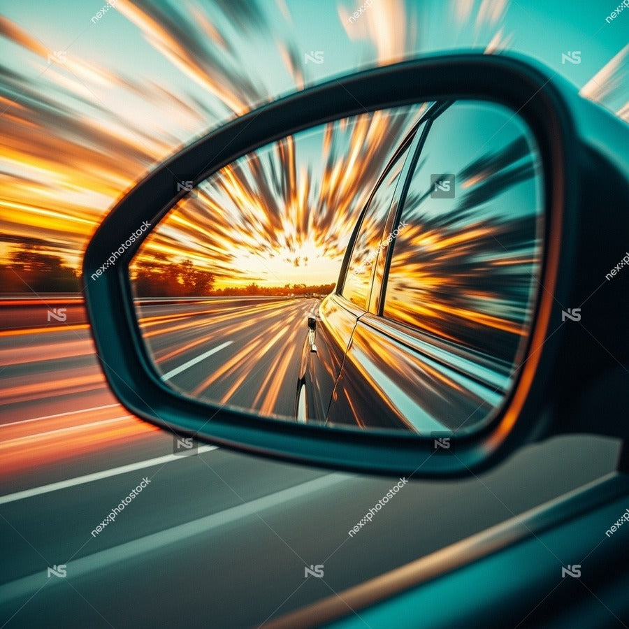 Fast Paced Car Journey — Stock Photo